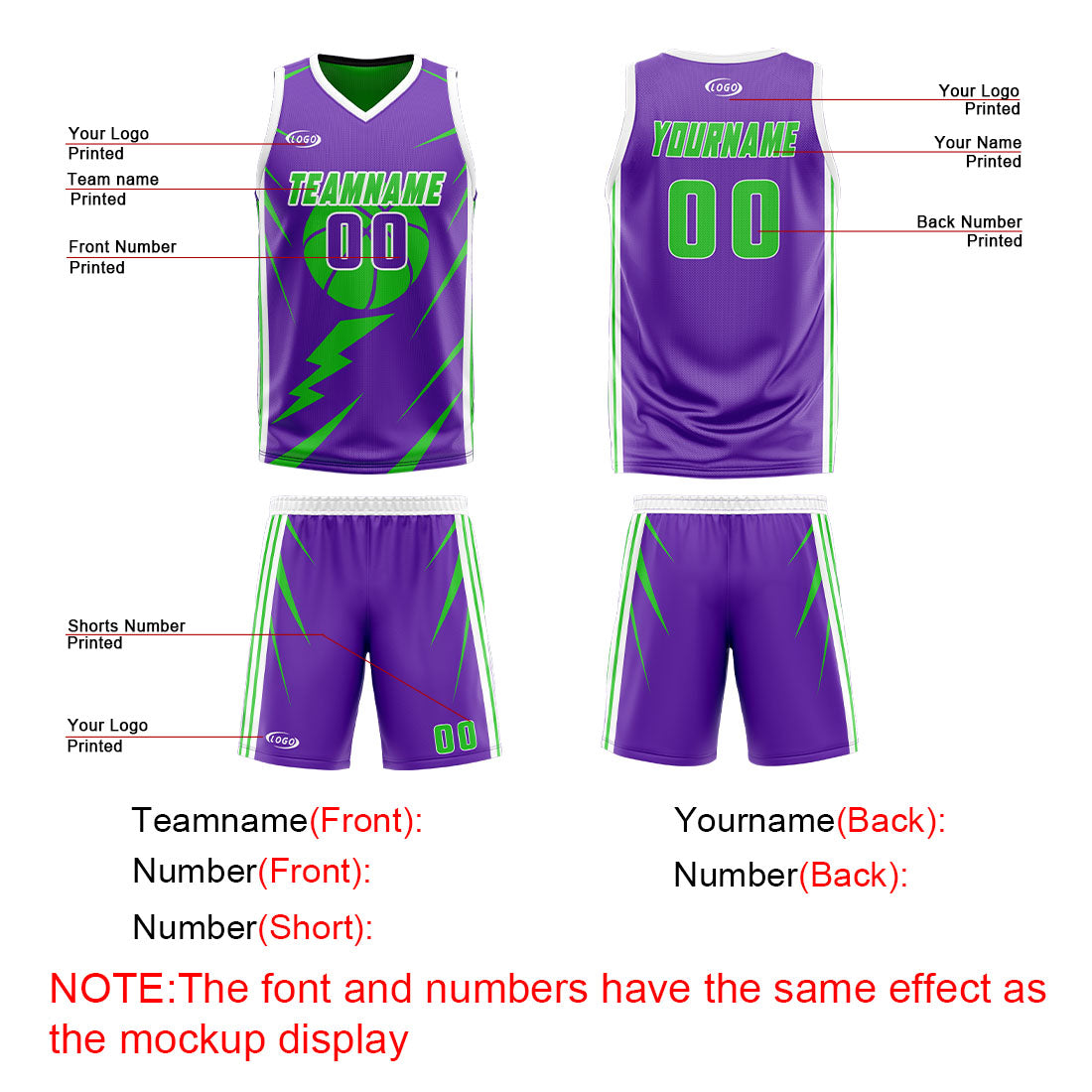 Benutzerdefinierte Lila Grün Reversible Basketball Jersey Personalisierte Drucken Name Nummer Logo