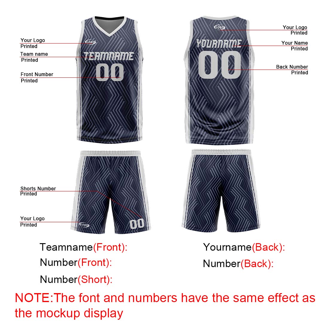 Benutzerdefinierte Marine Grau Reversible Basketball Jersey Personalisierte Drucken Name Nummer Logo