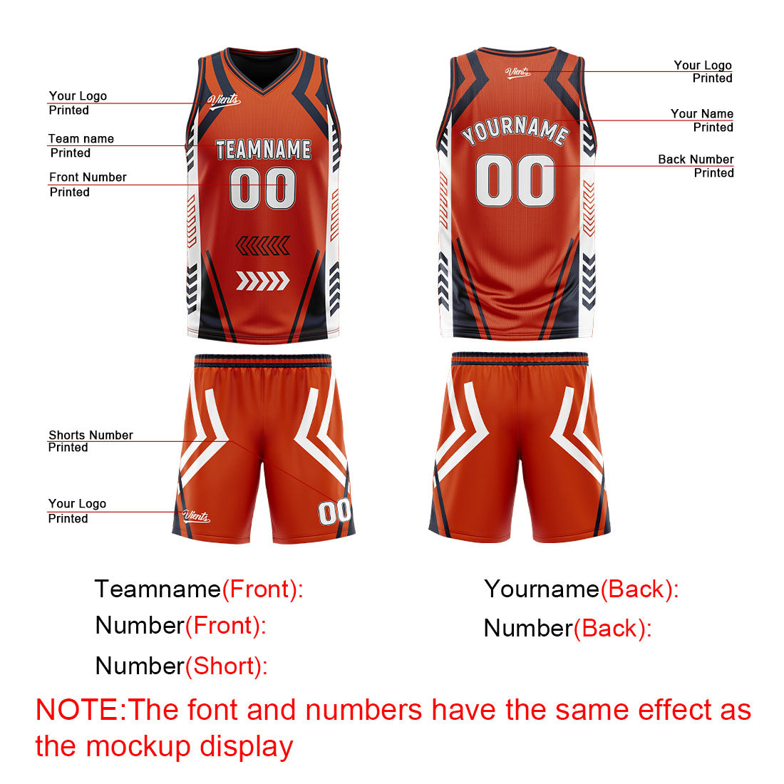 Benutzerdefinierte Orange Marine Reversible Basketball Jersey Personalisierte Drucken Name Nummer Logo