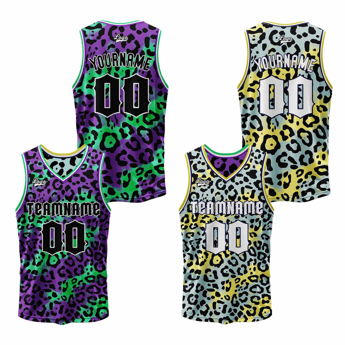 Benutzerdefinierte Lila Eisberg Blau Reversible Basketball Jersey Personalisierte Print Name Nummer Logo