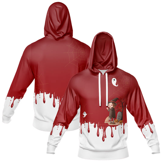 Benutzerdefinierter personalisierter Halloween-Hoodie für Halloween-Langarm-Sweatshirts für Erwachsene und Kinder, leichte, lässige Pullover-Oberteile