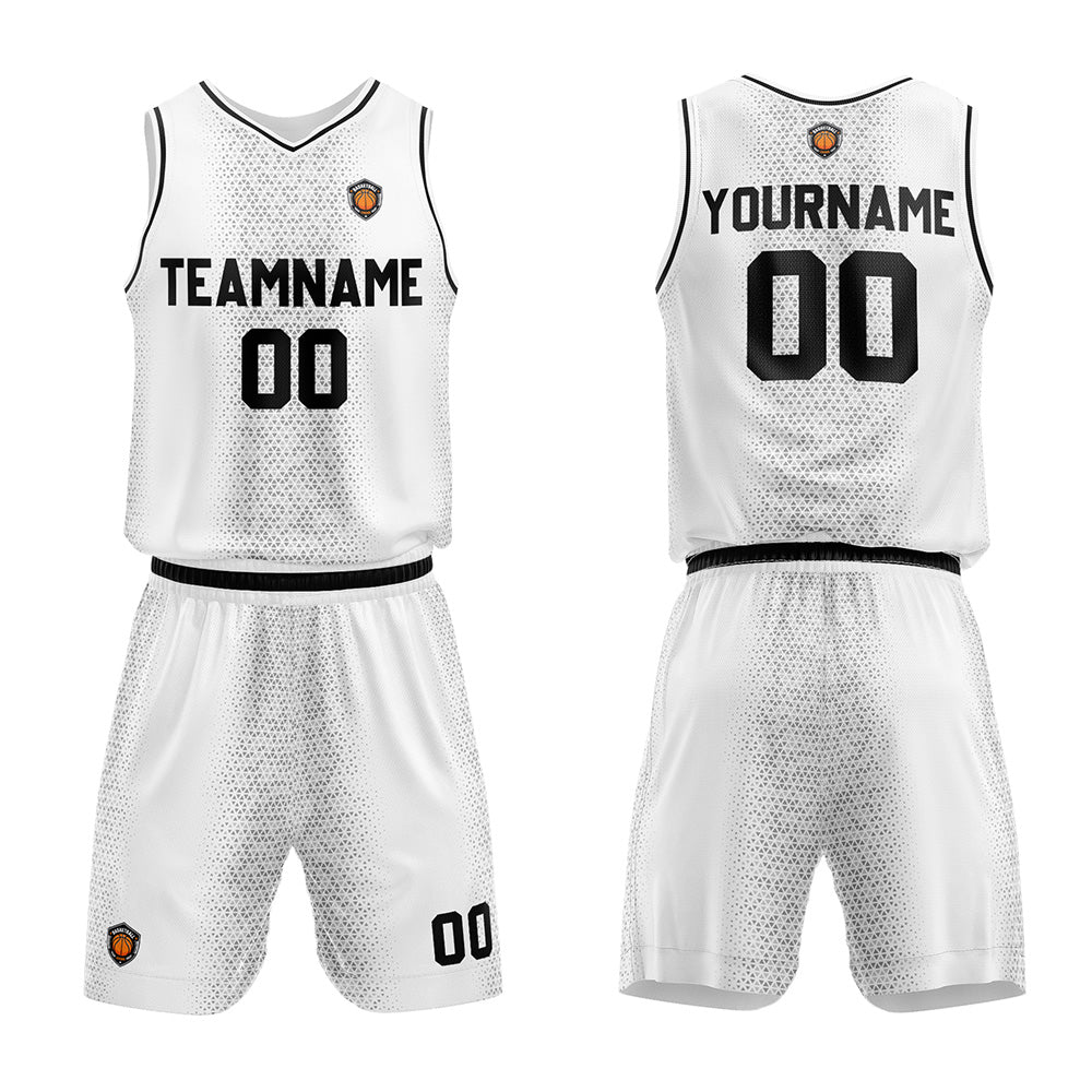 Benutzerdefinierter Basketball Jersey Uniform Anzug für Männer Frauen Mädchen Jungen gedruckt Ihr Logo Name Nummer