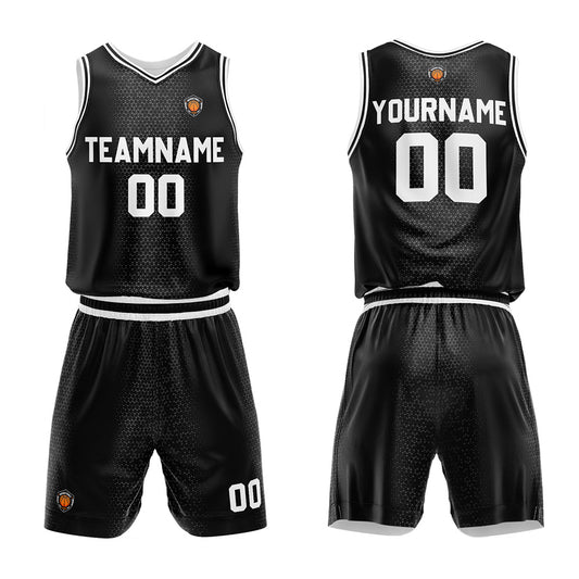 Benutzerdefinierter Basketball Jersey Uniform Anzug für Männer Frauen Mädchen Jungen gedruckt Ihr Logo Name Nummer