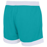 Benutzerdefiniert Weiß-Schwarz Authentisch Rückblick Basketball Kurze Hose