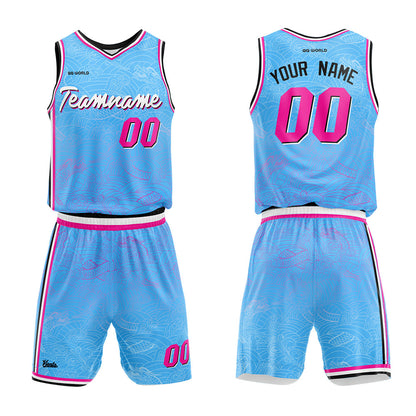 Benutzerdefiniert Personalisierte Textur Basketball-Anzug