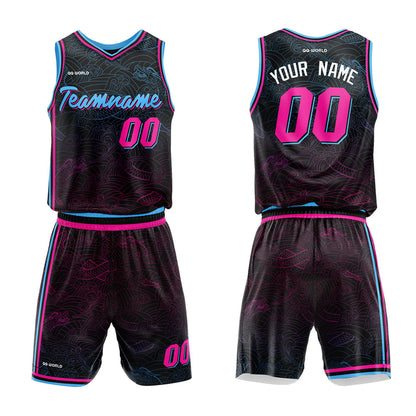 Benutzerdefiniert Personalisierte Textur Basketball-Anzug