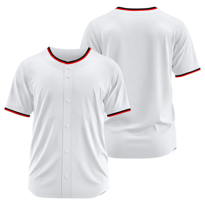 Benutzerdefinierte Authentisch Baseball-Trikot Weiss Netz