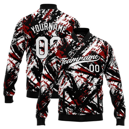Personalisiert Benutzerdefiniert Jacke Anpassen Ihr Teamname, Logo und Nummer