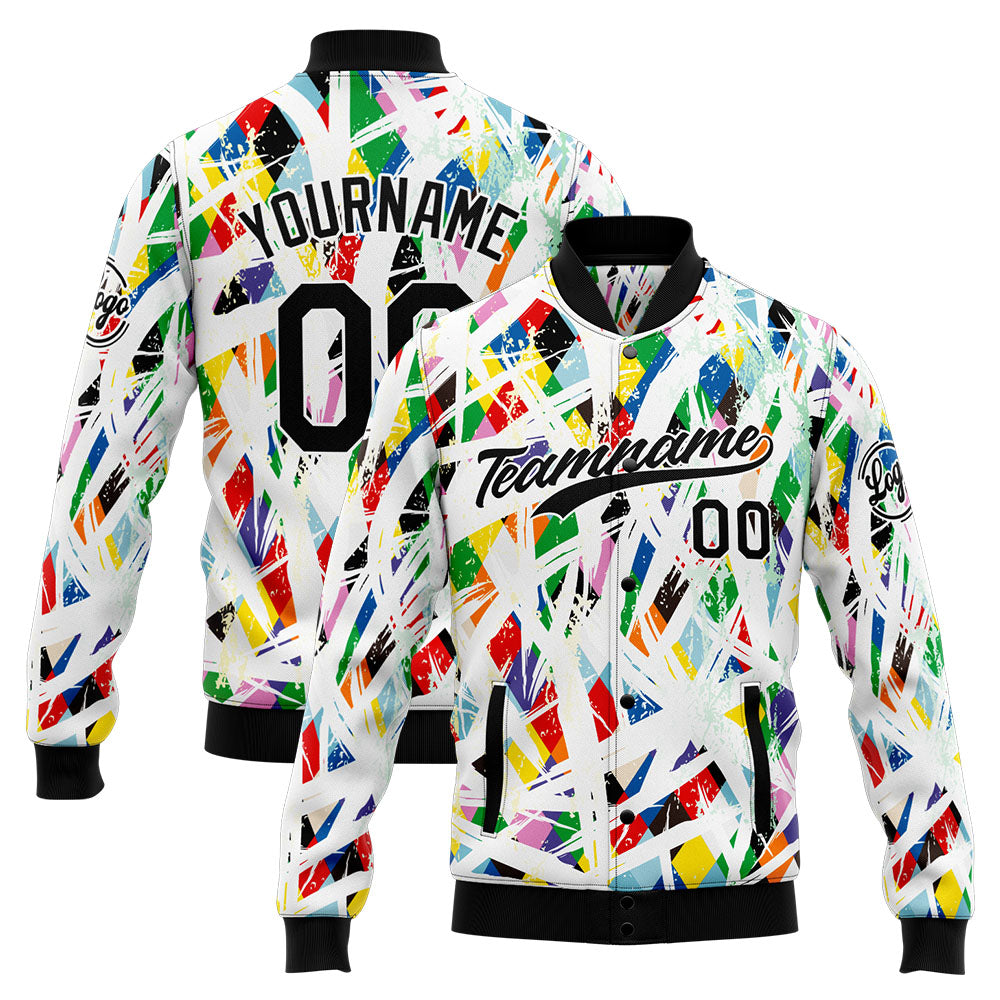 Personalisiert Benutzerdefiniert Jacke Anpassen Ihr Teamname, Logo und Nummer
