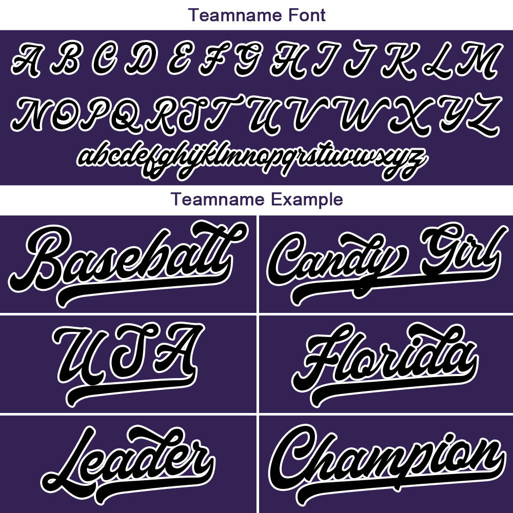 Benutzerdefinierte Authentisch Baseball-Trikot Lila Netz