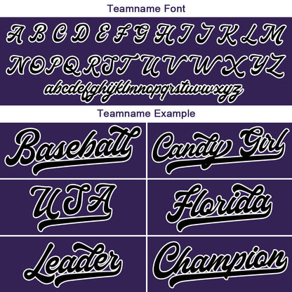 Benutzerdefinierte Authentisch Baseball-Trikot Lila Netz