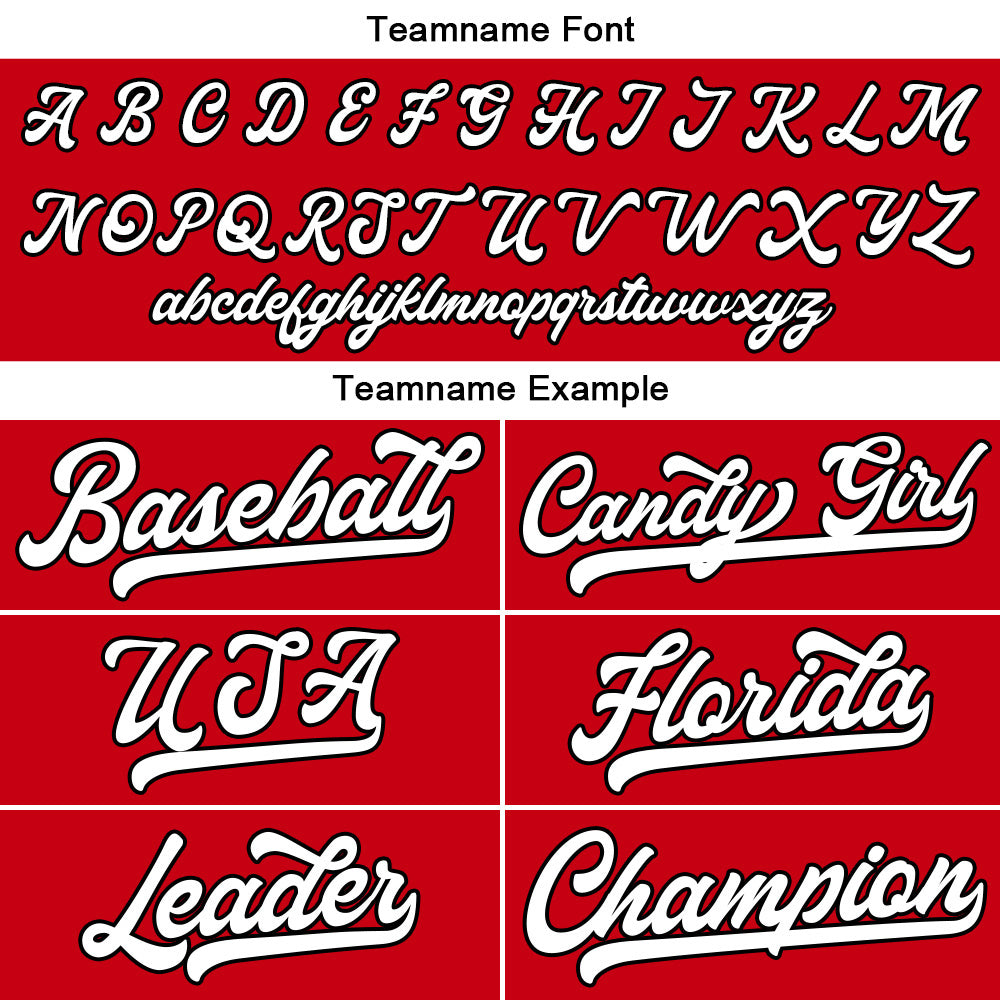 Benutzerdefinierte Authentisch Baseball-Trikot Rot Netz