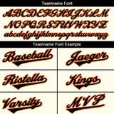 Benutzerdefinierte Authentisch Baseball-Trikot Schwarz-Orange Netz