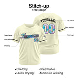 Benutzerdefinierte Authentisch Baseball Creme
