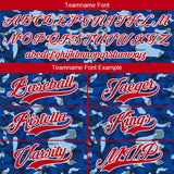 Benutzerdefiniert Vollständiger Druck Design Königlich Tarnung Authentisch Baseball Jersey