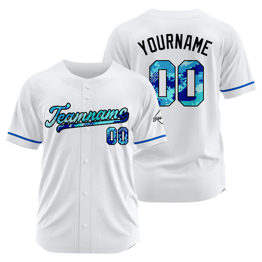 Benutzerdefinierte Authentisch Baseball Weiß