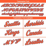 Benutzerdefiniert Authentisch Basketball Jersey Royal-Orange-Weiß