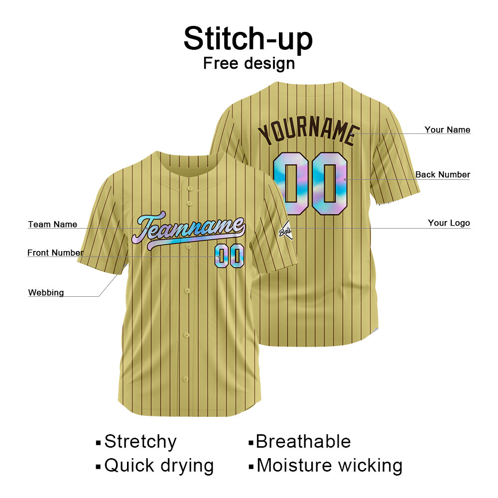 Ein personalisiertes  authentisches Baseball-Trikot und eine Netz-Baseballmütze
