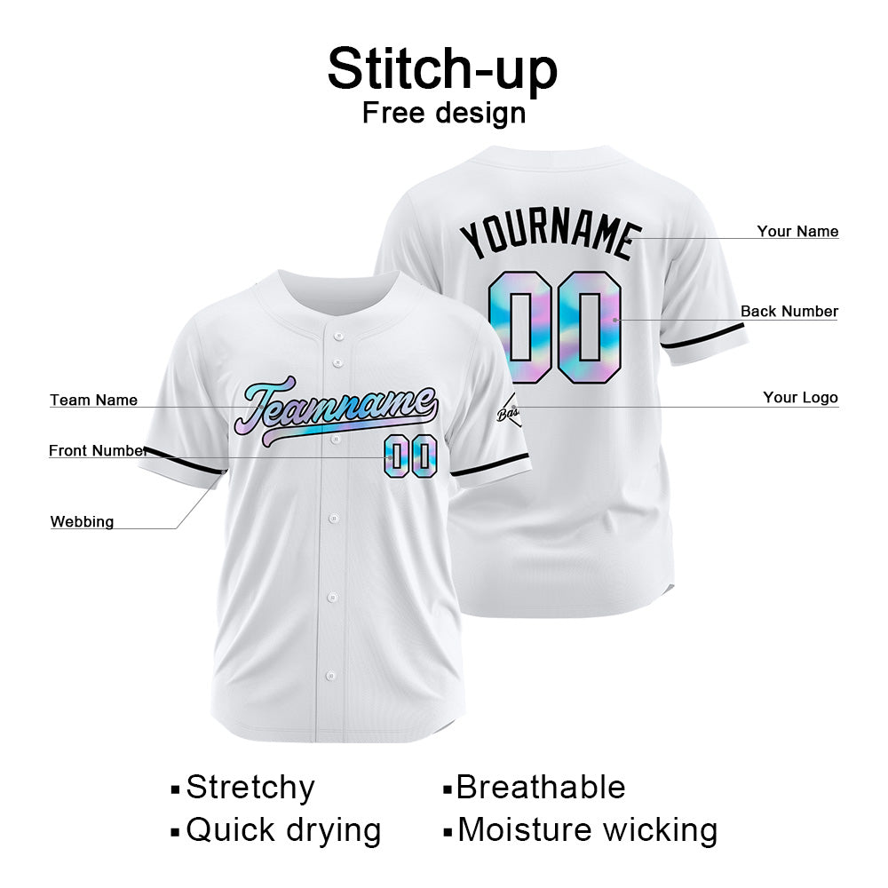 Ein personalisiertes  authentisches Baseball-Trikot und eine Netz-Baseballmütze