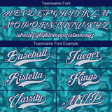 Benutzerdefiniert Vollständiger Druck  Design Grün Tarnung Authentisch Baseball Jersey