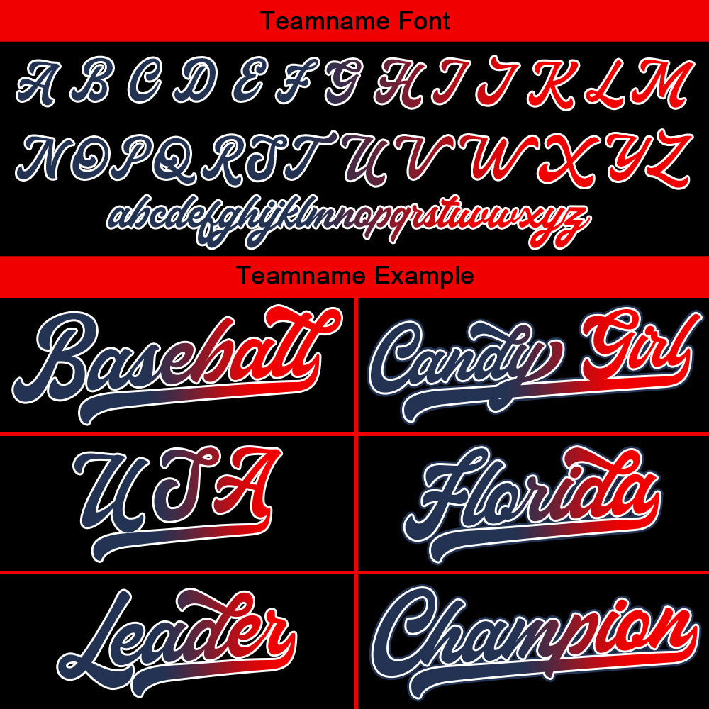 Benutzerdefinierte Authentisch Baseball Schwarz