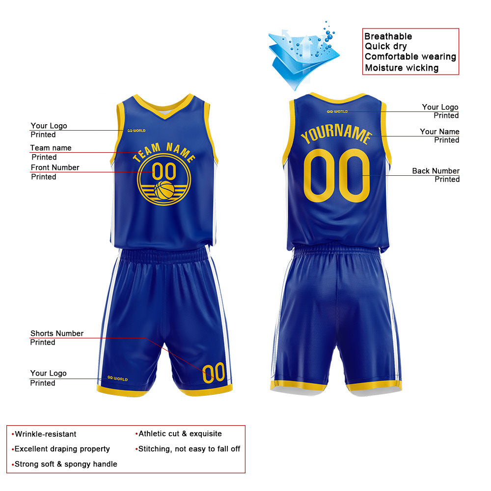 Benutzerdefinierter Basketballanzug für Erwachsene und Kinder Personalisiertes Trikot