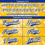 Benutzerdefiniert Vollständiger Druck Design Gelb Gebatikt Authentisch Baseball Jersey