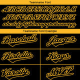 Benutzerdefinierte Authentisch Baseball-Trikot Grau-Schwarz-Gelb Netz