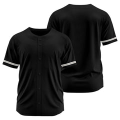 Benutzerdefinierte Authentisch Baseball-Trikot Schwarz Netz