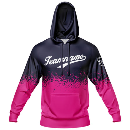 Benutzerdefiniert Sport Jersey Satz Heiß Marine-Heiß Rosa