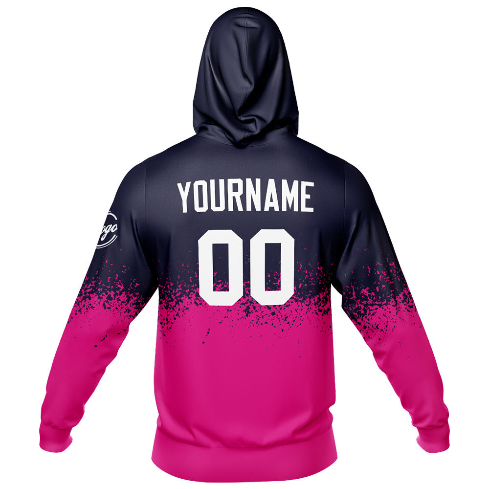 Benutzerdefiniert Sport Jersey Satz Heiß Marine-Heiß Rosa