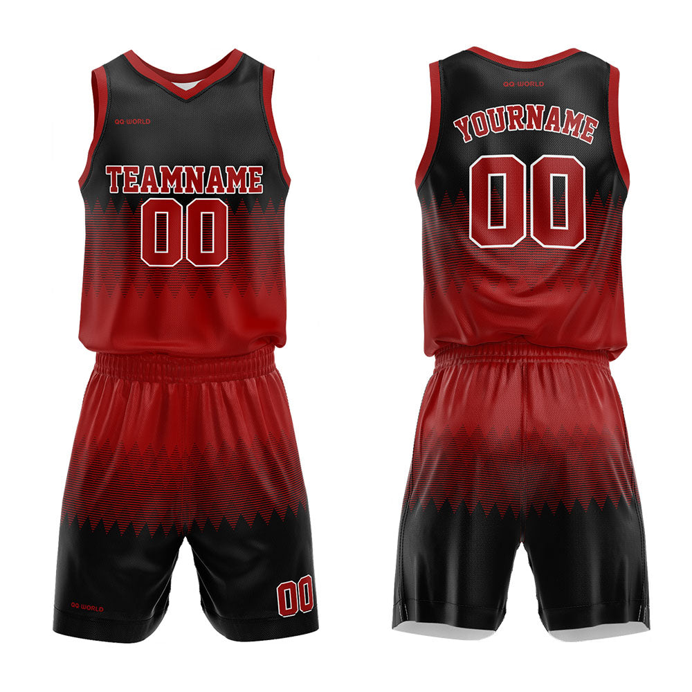 Benutzerdefinierter Basketballanzug für Erwachsene und Kinder Personalisiertes Trikot