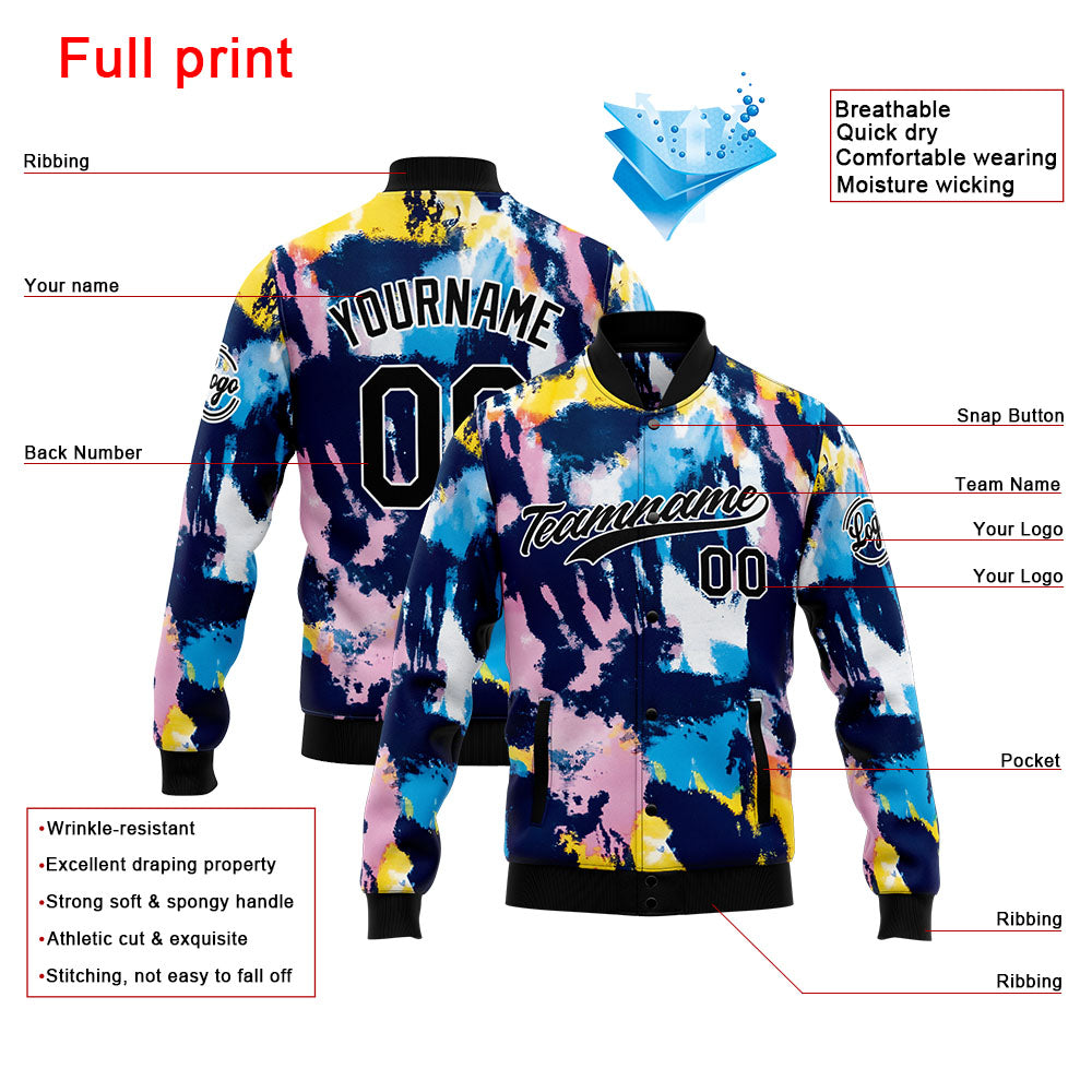 Personalisiert Benutzerdefiniert Jacke Anpassen Ihr Teamname, Logo und Nummer