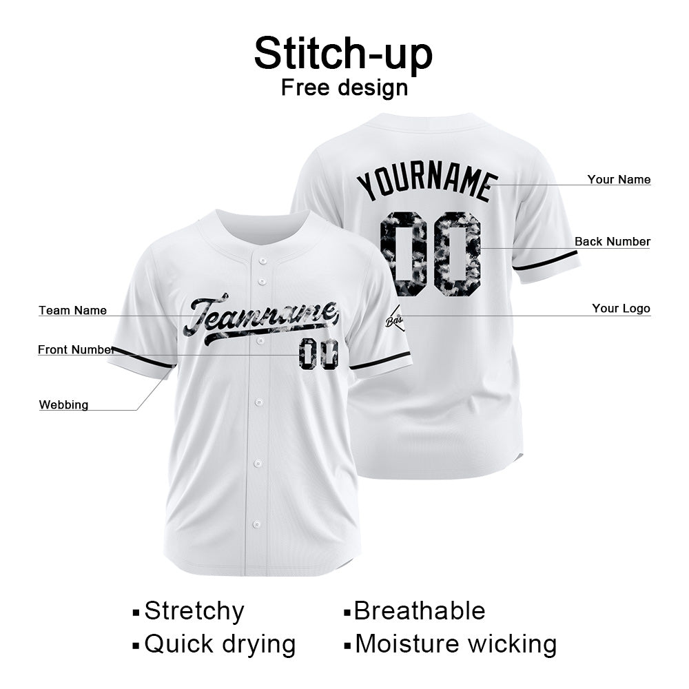 Benutzerdefinierte Authentisch Baseball Weiß