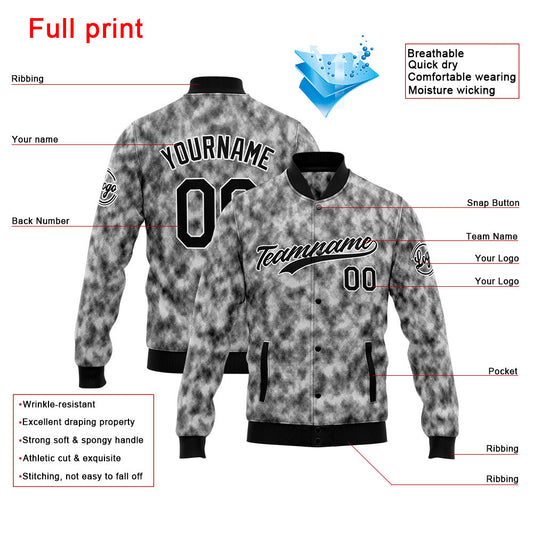 Personalisiert Benutzerdefiniert Jacke Anpassen Ihr Teamname, Logo und Nummer