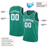Benutzerdefinierte Authentisch Basketball Trikot Schwarz-Weiß