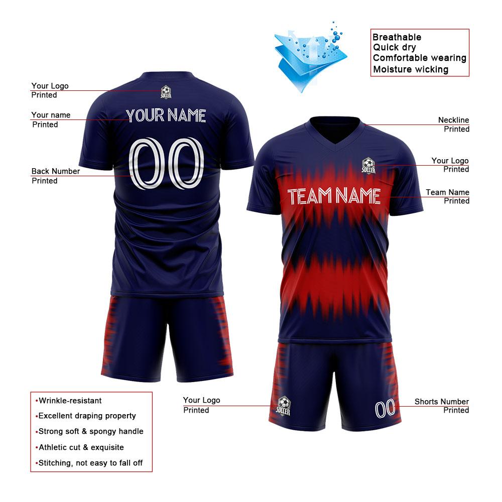 Verein Benutzerdefiniert Personalisierte Männer und Frauen soccer fußball trikot Set trainingsanzug