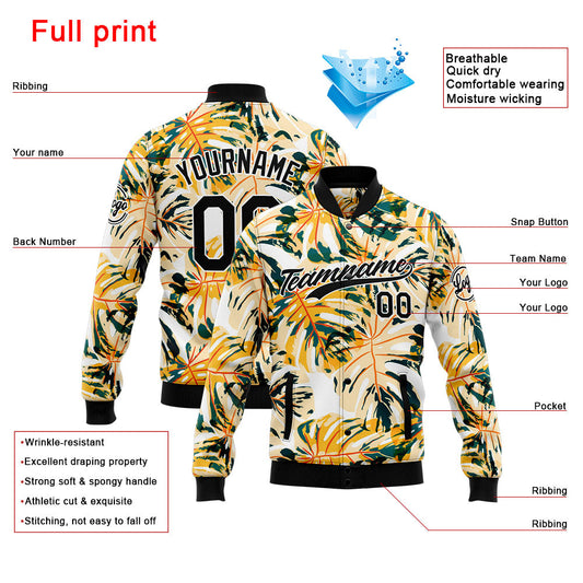 Personalisiert Benutzerdefiniert Jacke Anpassen Ihr Teamname, Logo und Nummer