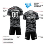 Benutzerdefinierte Fußball Trikots für Männer Frauen Personalisierte Fußball Uniformen für Erwachsene und Kind Dunkel Grau