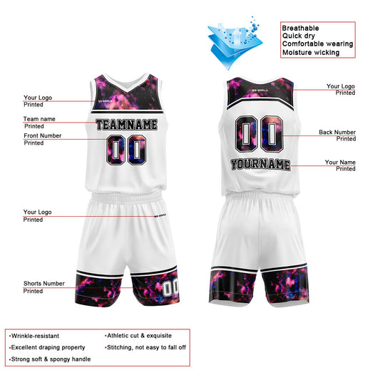 Benutzerdefiniert Nebel Personalisierte Basketball-Anzug