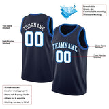 Benutzerdefinierte Authentisch  Basketball Trikot Weiß-Königlich-Gelb