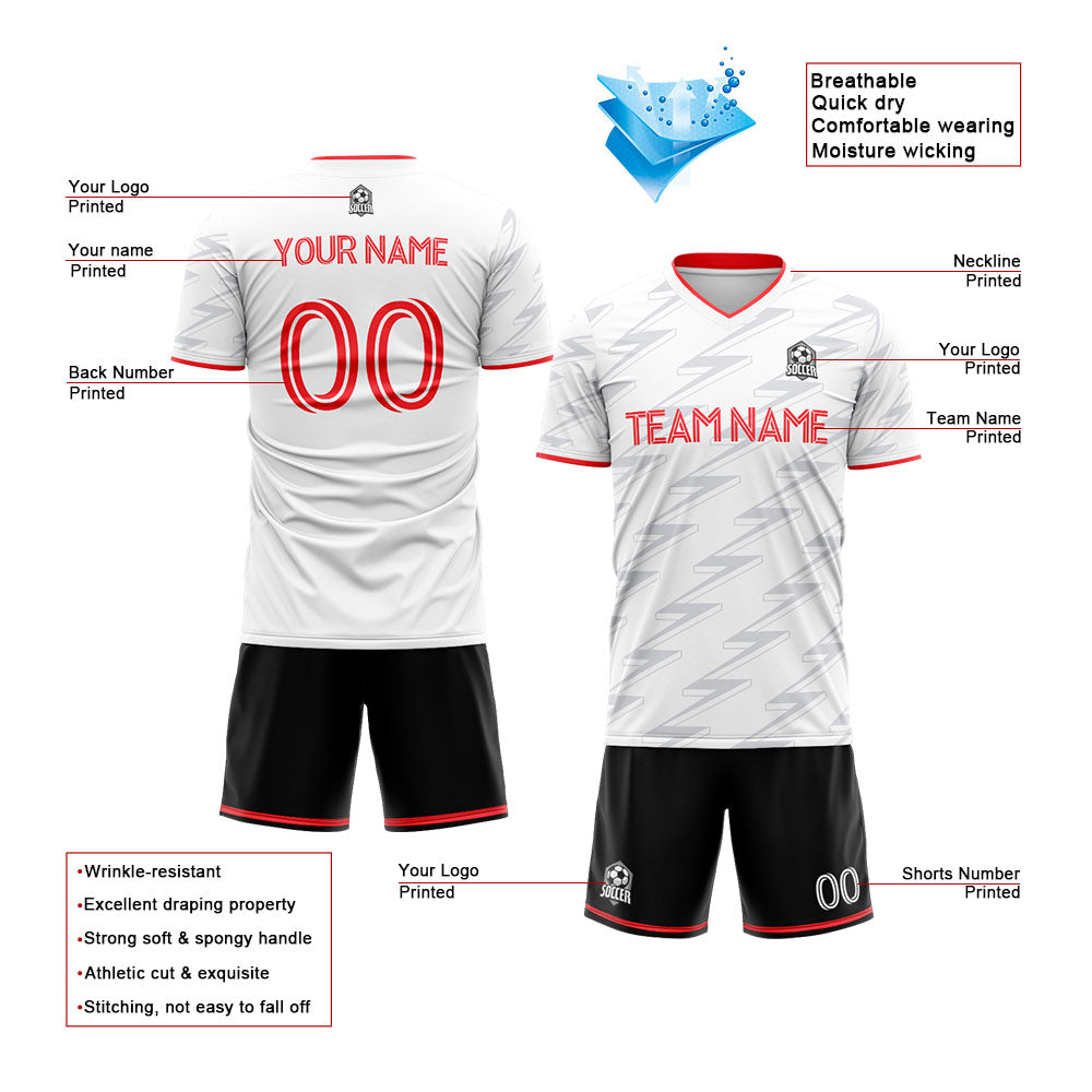 Mannschaft Benutzerdefiniert Personalisierte soccer fußball trikot Set trainingsanzug