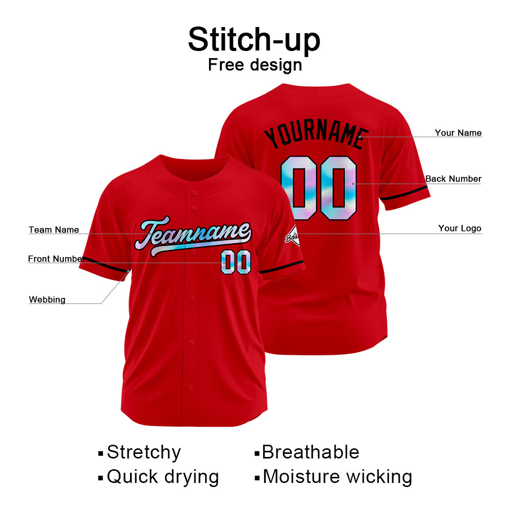 Ein personalisiertes  authentisches Baseball-Trikot und eine Netz-Baseballmütze