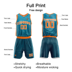 Benutzerdefinierter Basketball Jersey Uniform Anzug für Männer Frauen Mädchen Jungen gedruckt Ihr Logo Name Nummer