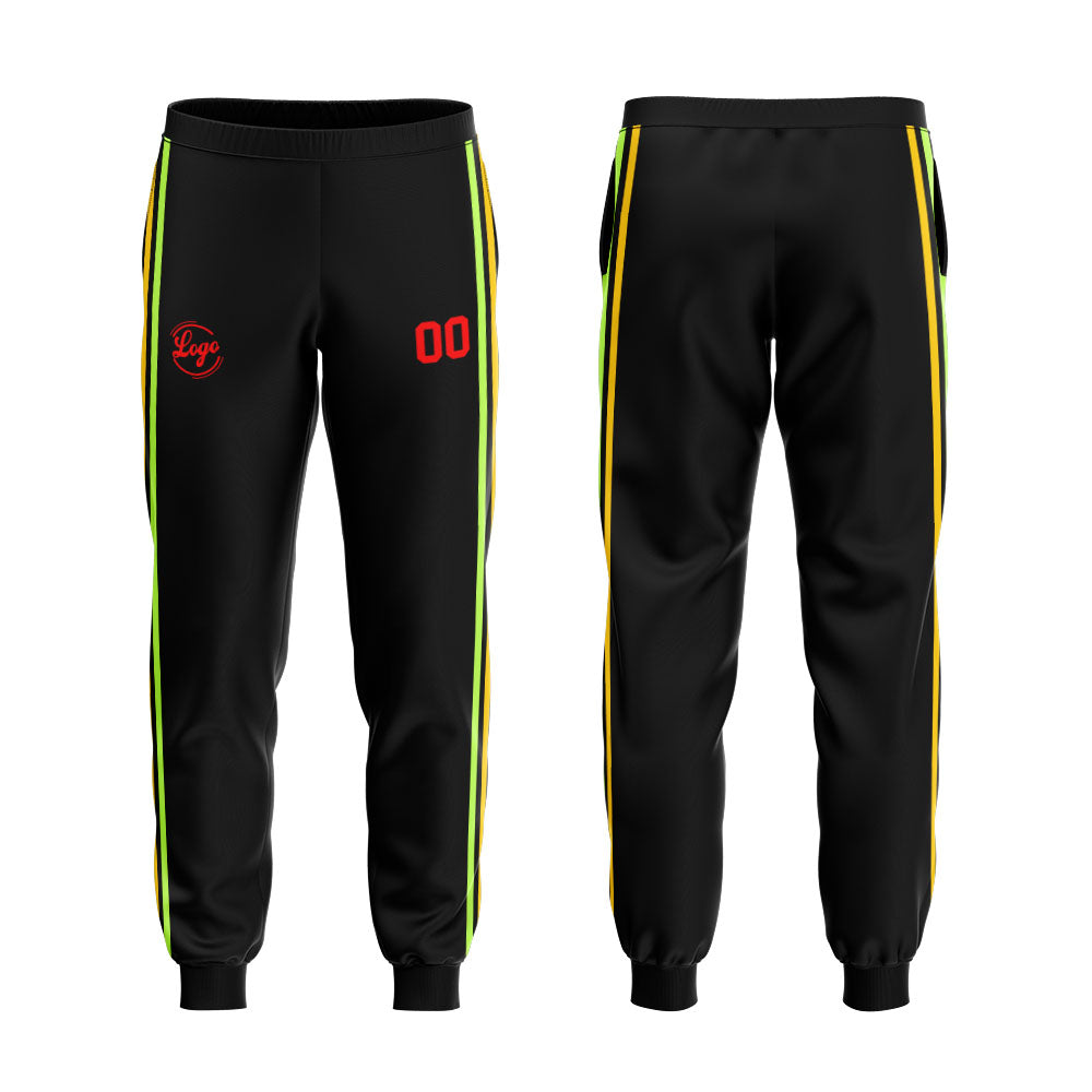 Benutzerdefiniert Gradient Sport Jersey Satz Zwanglos Sport Trainingsanzug Gelb- Grün