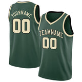 Benutzerdefinierte Authentisch  Basketball Trikot Weiß-Königlich-Orange