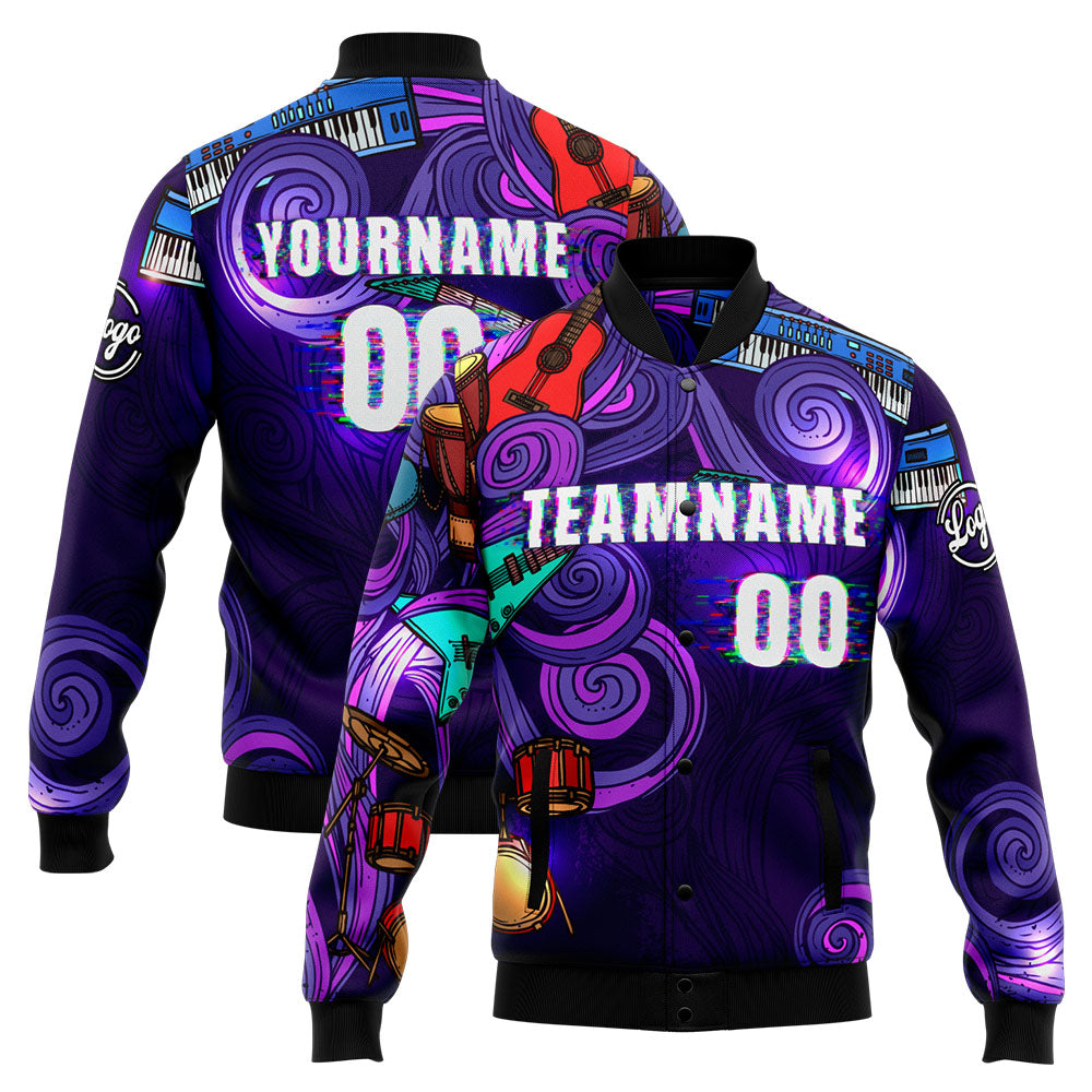 Personalisiert Benutzerdefiniert Jacke Anpassen Ihr Teamname, Logo und Nummer