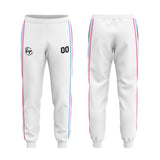 Benutzerdefiniert Gradient Sport Jersey Satz Zwanglos Sport Trainingsanzug Blau Weiß Rosa