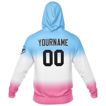Benutzerdefiniert Gradient Sport Jersey Satz Zwanglos Sport Trainingsanzug Blau Weiß Rosa