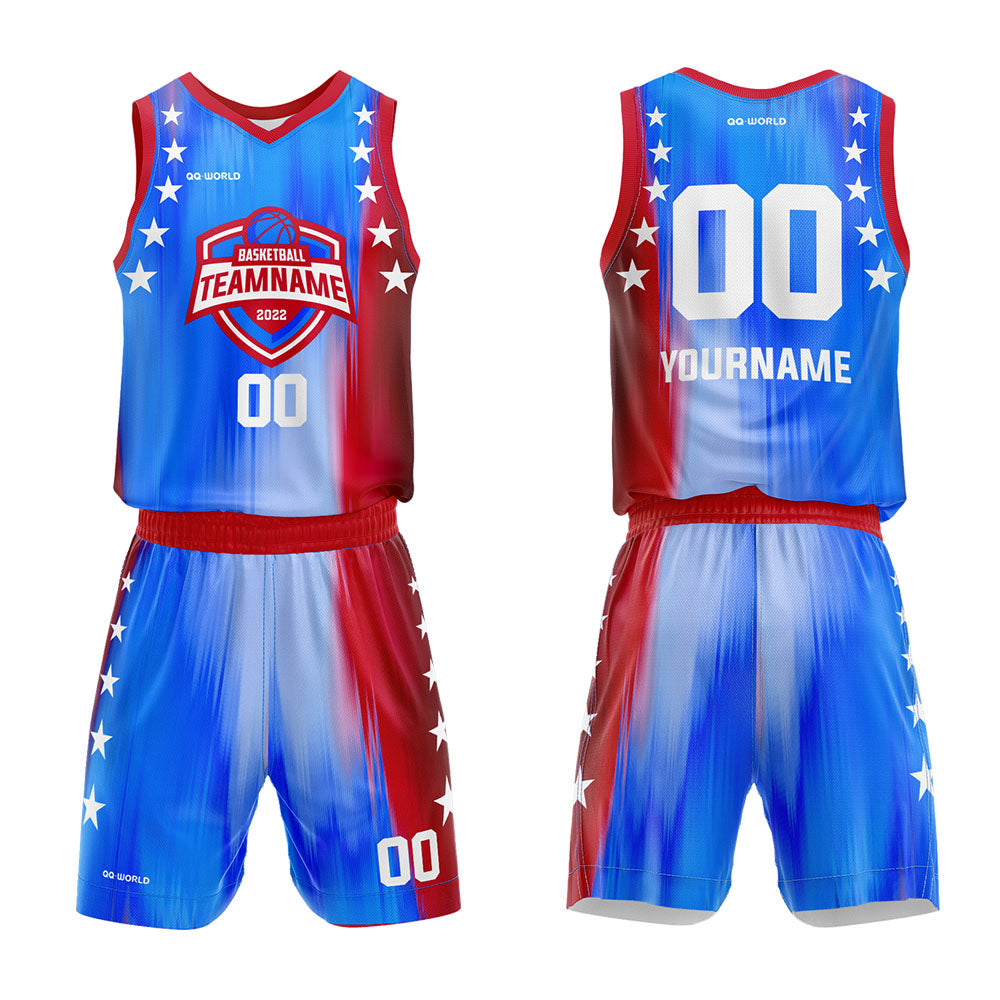 Benutzerdefinierter Rationalisieren Basketballanzug für Erwachsene und Kinder Personalisiertes Trikot